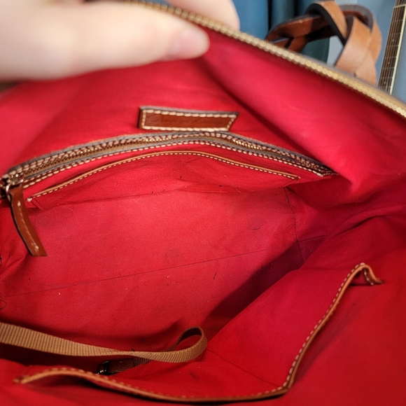 Dooney & Bourke Ostrich Satchel Bag - Picture 7 of 7